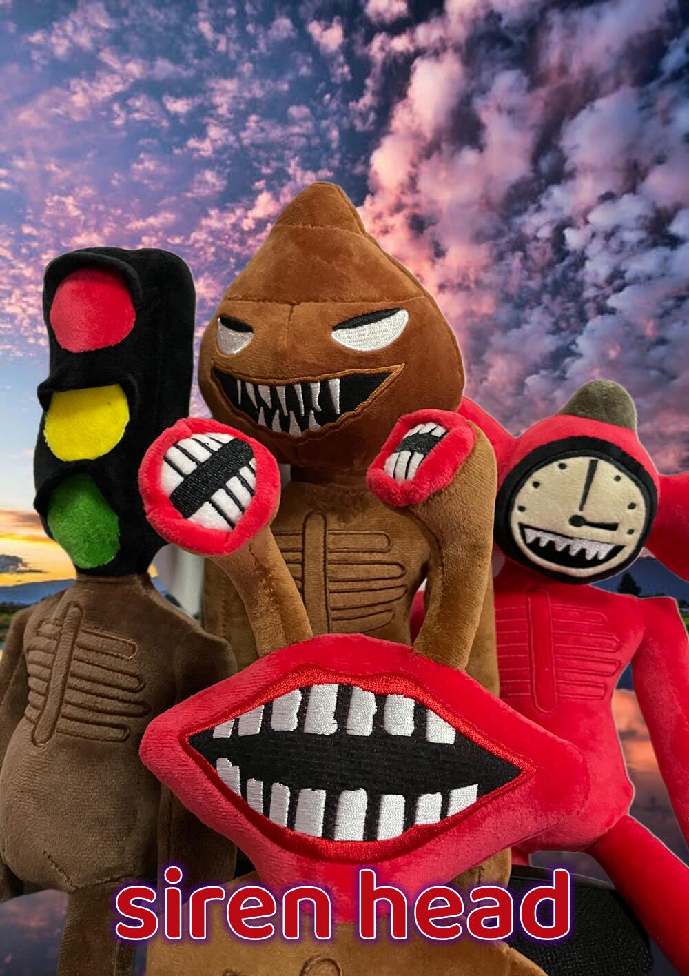 Amazon.com: POPRORE 4 PCS Siren Head Plush Toys - Horror Cartoon