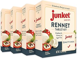 Junket Rennet Tablets, 0.23 Ounce (Pack of 4)