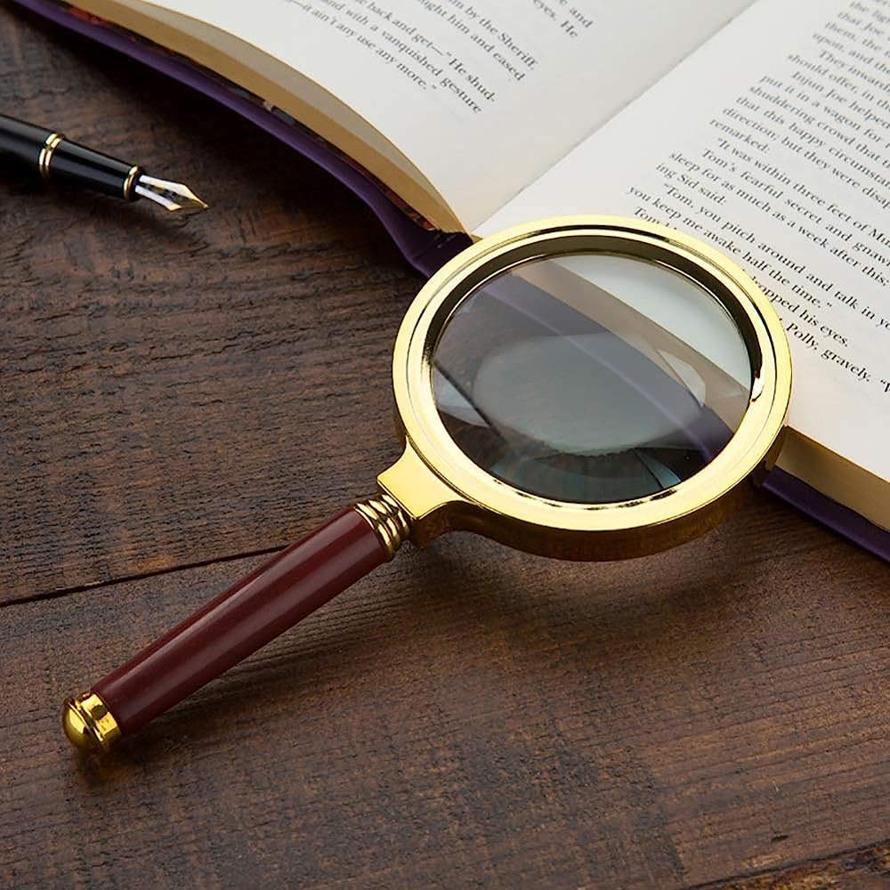 Lente d'ingrandimento, lente d'ingrandimento grande portatile 10X, per la lettura degli anziani Ispezione della saldatura Lente d'ingrandimento per l'esplorazione dei gioielli delle