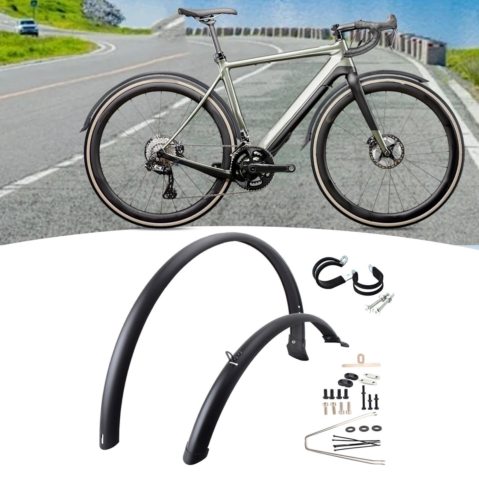 Guardabarros para Bicicleta de montaña Guardabarros Esenciales de Repuesto para Bicicleta Delanteros y Traseros Impermeables para neumáticos de contra Salpicaduras de