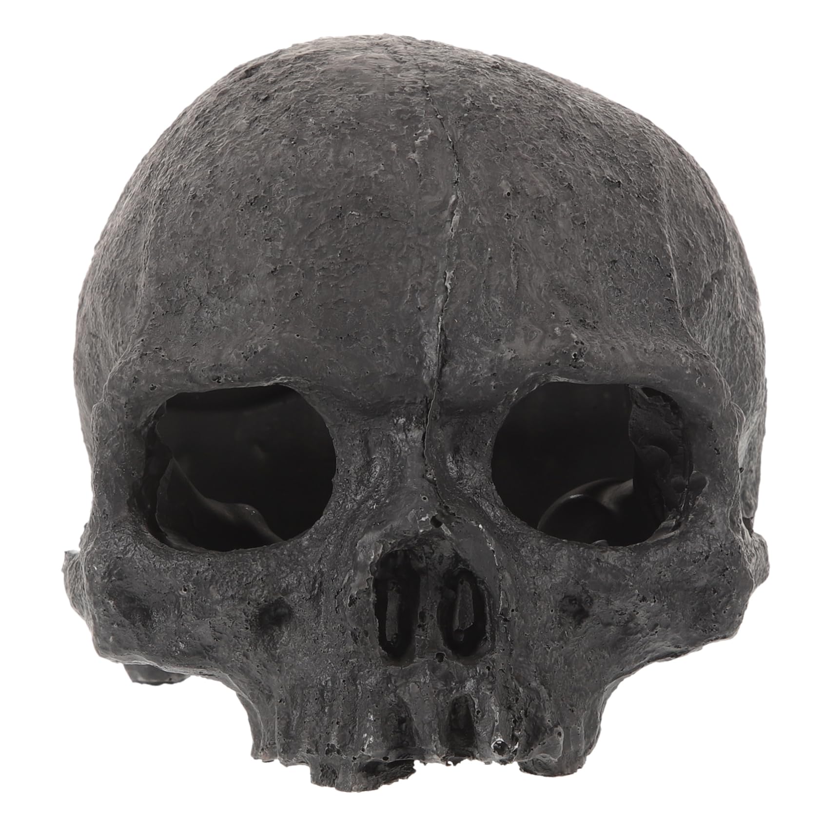 Cabilock 5 Pezzi Nascondiglio di Pesci Sott'Acqua per Nascondiglio Dell'acquario Nascondersi Vasca Dell'acquario Decorazione Pescare Scheletro Arredamento Grotta Acquario Resina Black