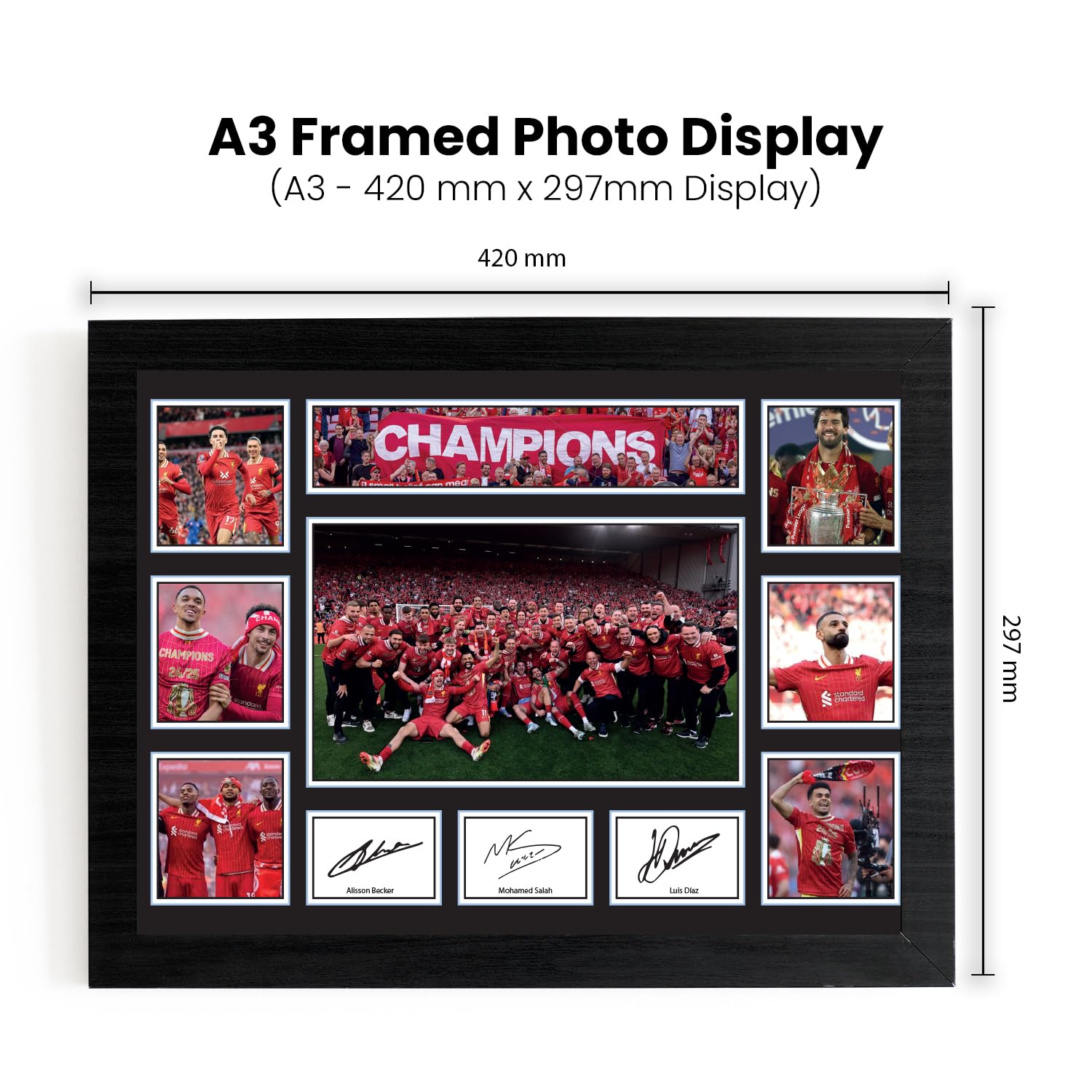 Liverpool 19/20プレミアリーグ優勝　フォトフレーム Liverpool FC Premier league Winners Trophy Lift Framed photo