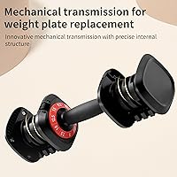 Vista 5 de Shaking Weight Adjustable Dumbbell Set 22-66 lbs,Weight for Full Body Workout, Home Gym Equipment for Men & Women, Adjustable Weight for Arm & Core