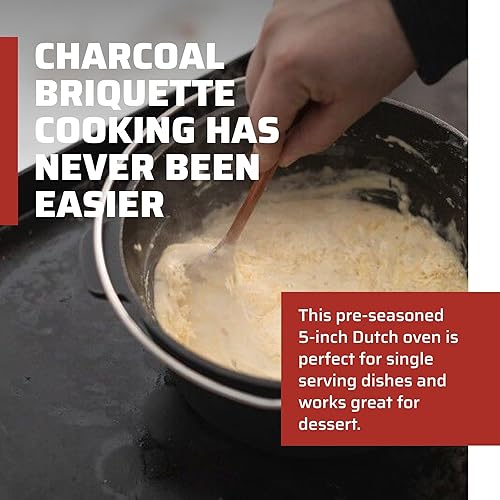 Miniatura 2 de Camp Chef Mini horno holandés de hierro fundido sazonado de 34 cuartos