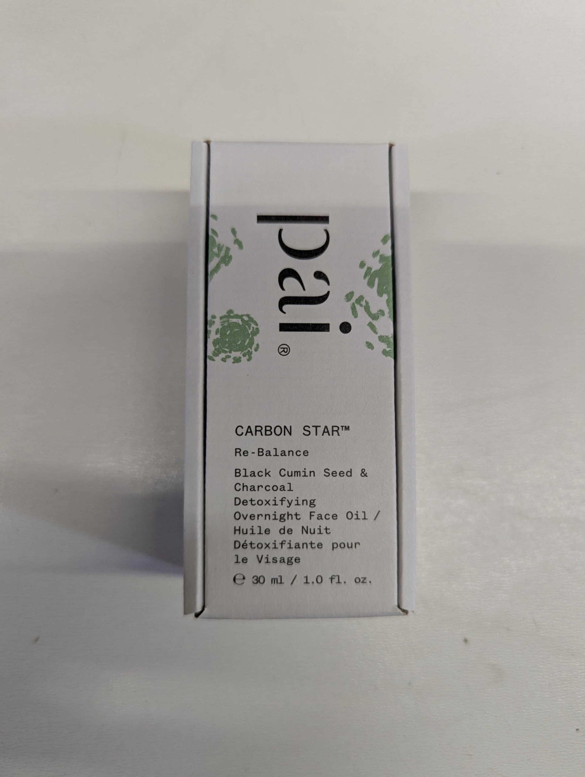 Pai Skincare - Carbon Star Olio Notte Detossinante 30 ml | Olio viso notte purificante, riduce le imperfezioni, cumino nero & carbone vegetale, biologico certificato, senza profumo