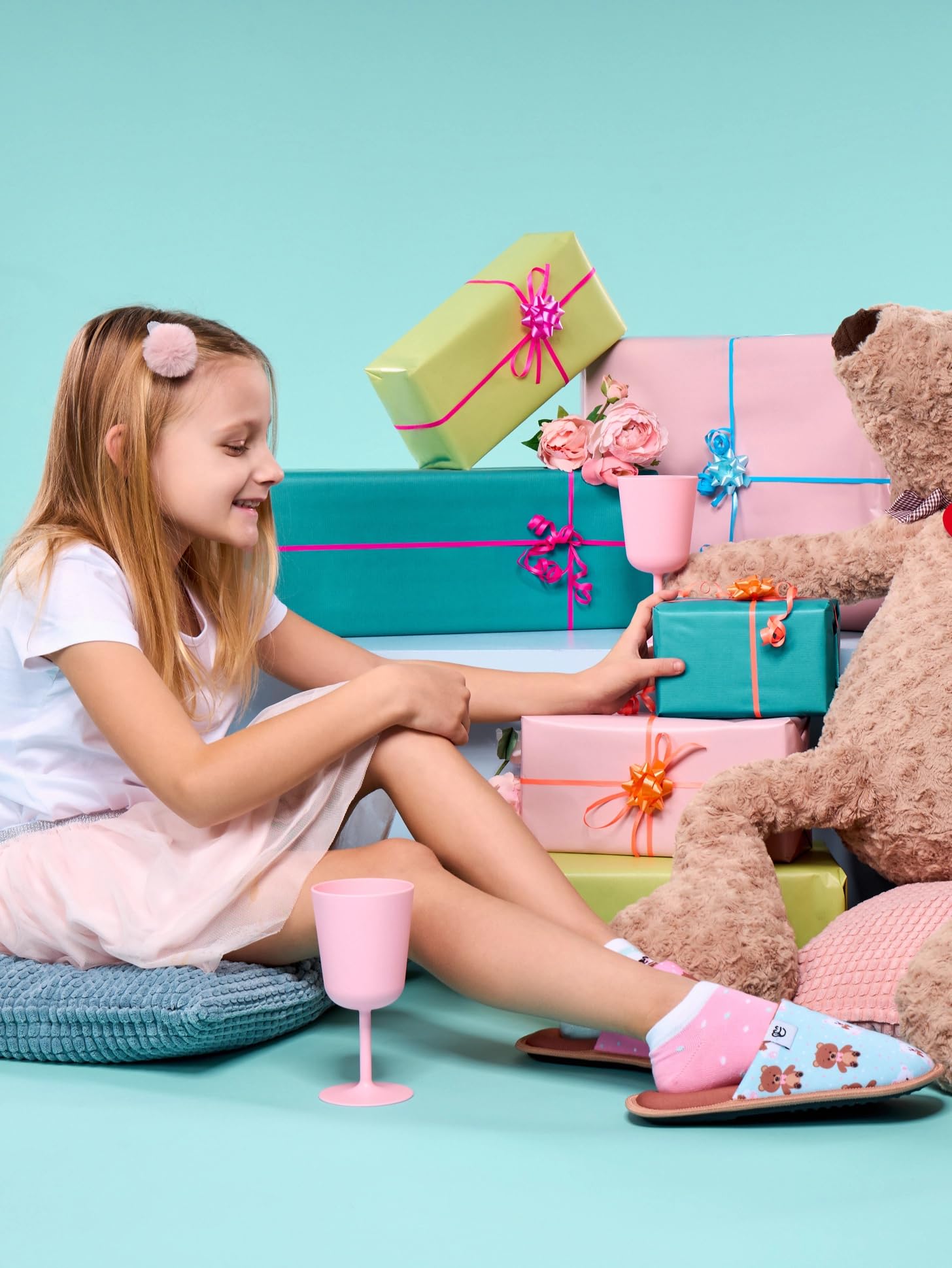 Dedoles Pantofole Donna Uomo & Bambini Ciabatte Memory Foam con tanti Design Unicorno Gatti Caffè Musica Regalo