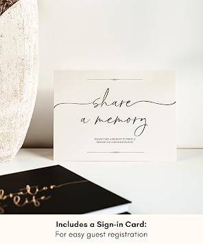 Lamare Funeral Guest Book Memorial Service Celebration of Life Guest Book