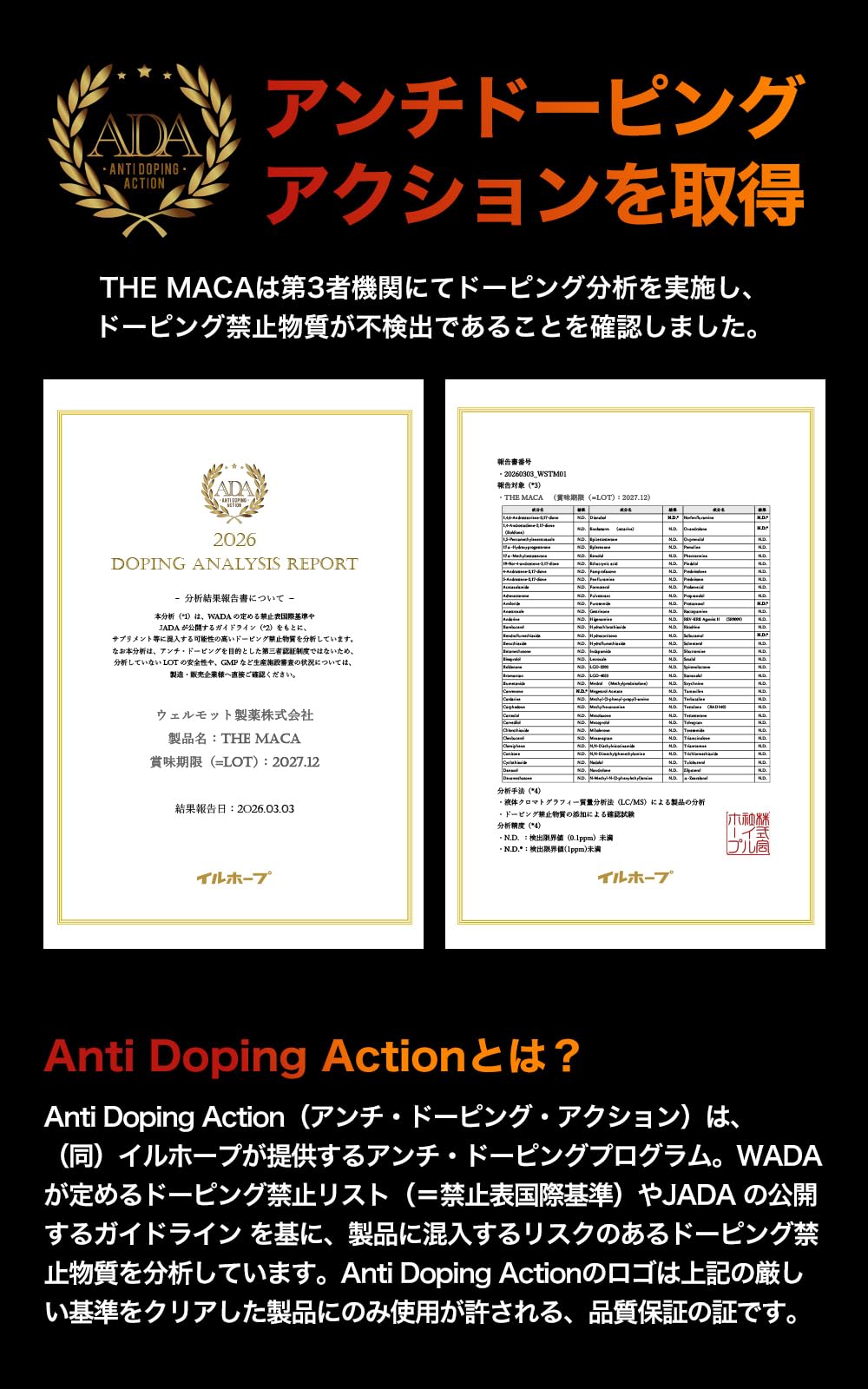 【売上世界No1/医師監修】50倍濃縮 マカ サプリ 333,000mg 亜鉛 450mg シトルリン 24,000mg バイオペリン 150mg アルギニン 【テレビで紹介されました】 栄養機能食品 (12種類の ビタミン ミネラル) アンチドーピングアクション取得 THE MACA 日本製 150粒 WELLMOTTO - 5