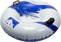 Franklin Sports Arctic Trails Single Snow Tube - 38" Inflatable Sled with Handles, Freeze-Resistant PVC for Kids & Adults