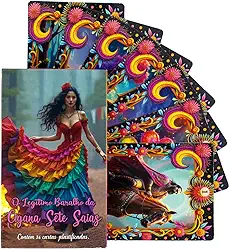 O Legitimo Baralho da Cigana Sete Saias 36 Cartas Manual