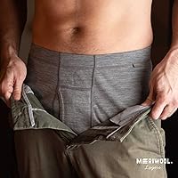 Vista 6 de MERIWOOL - Pantalones térmicos para hombre (100 % lana merina)