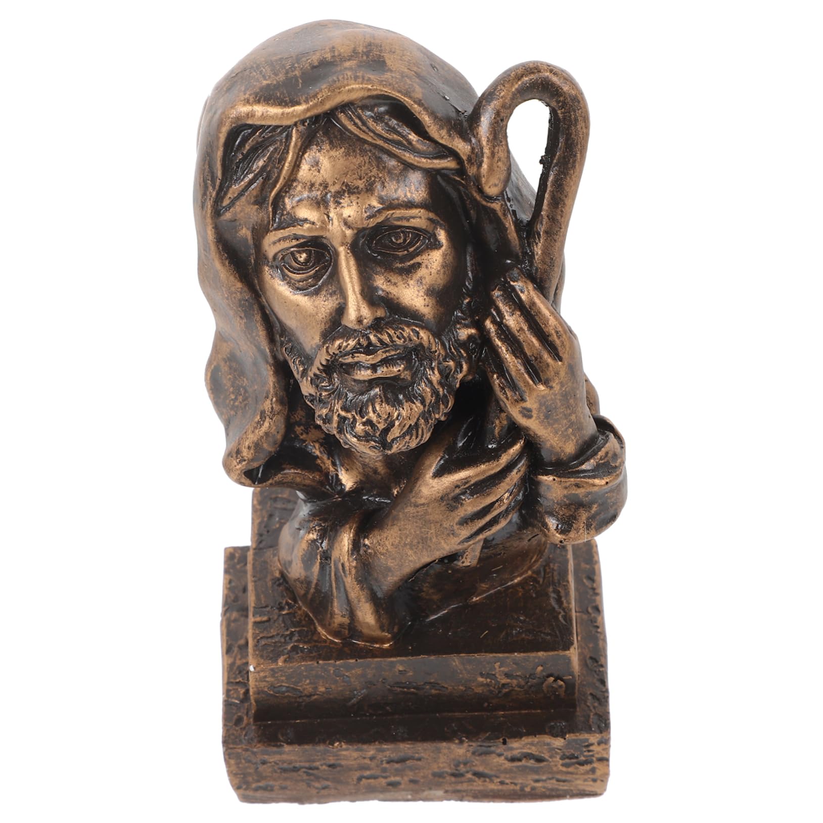 Statue en résine réaliste avec buste délicat résistant à la déformation