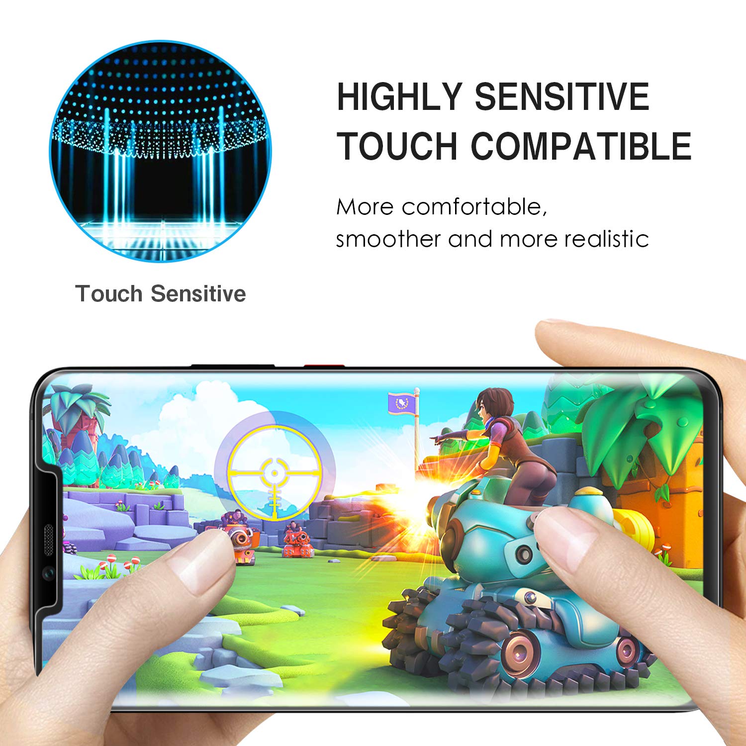Pellicola In Vetro Temperato 9H Per Huawei Mate 20 Pro (2 Pezzi) – Trasparente, Anti-Impronta, Anti-Graffio, Installazione Senza Bolle - 2