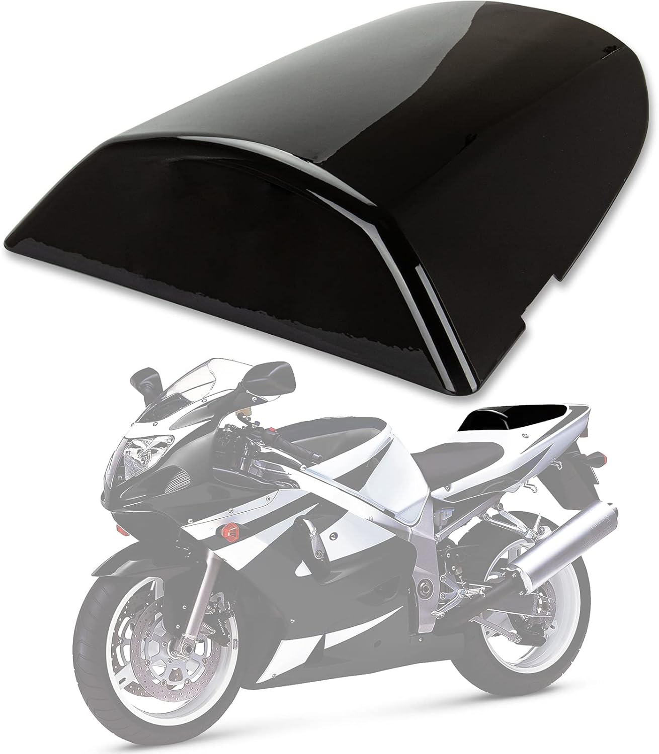 Rear Seat Fairing Cover Cowl For GSXR600 GSXR750 K1 2001-2003 GSXR1000 K2 2000-2002 GSXR1000 K3 2003-2004 Black