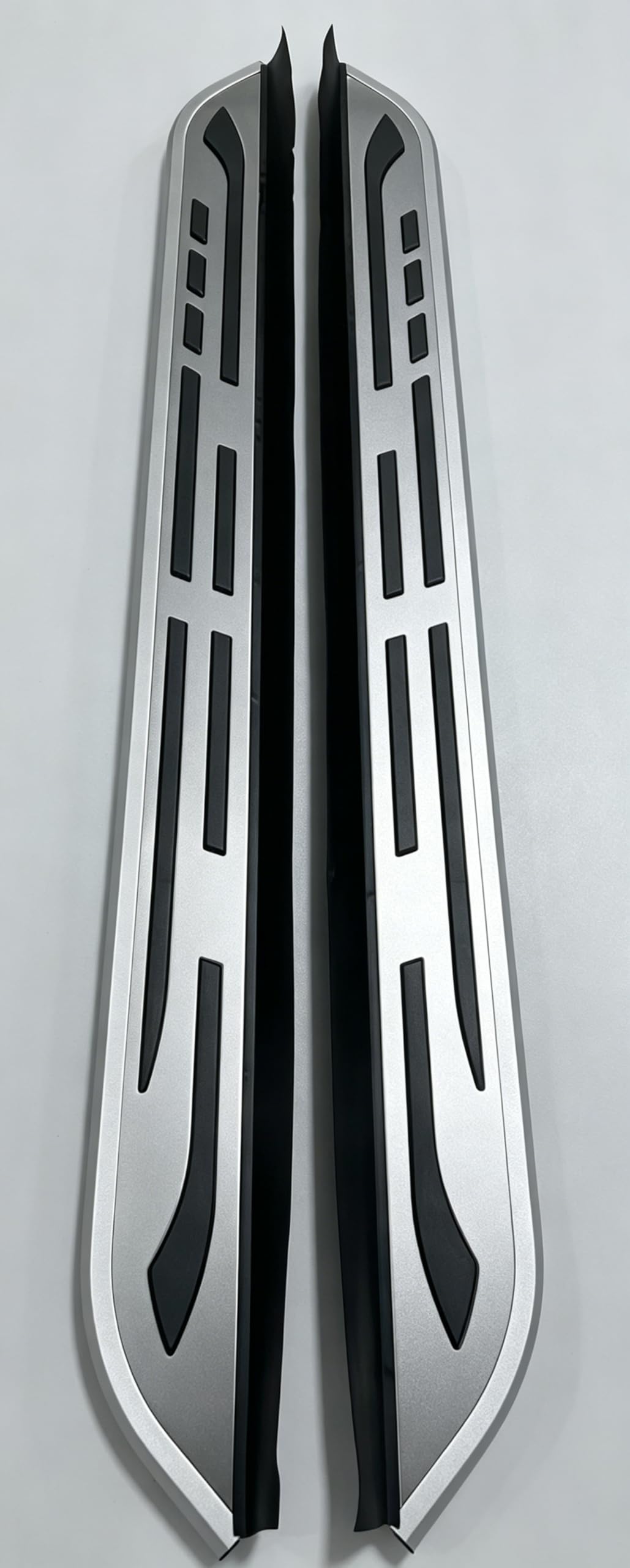 Deski do biegania do Chery TIGGO 4 PRO 2020-2026, 2 szt., aluminiowe stałe stopnie boczne (z uchwytem), zestaw bez wiercenia, zestaw śrub | DIY Project SUV, akcesoria do szyn, srebrne (1 zestaw) (XMB)