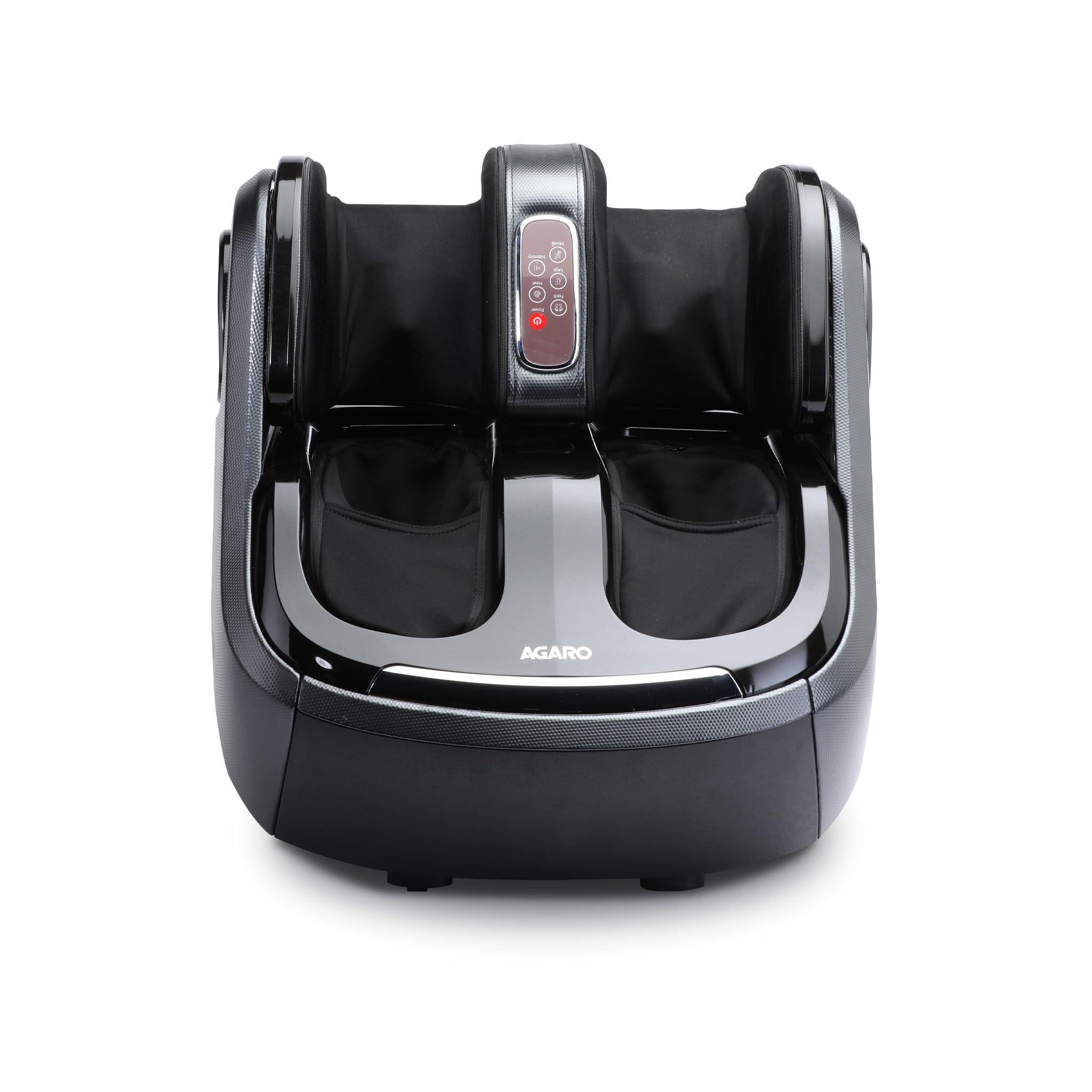 AGARO Elegant Foot, Calf & Knee Massager Machine with Air Compression Kneading & Rolling, Pain Relief Massage for Leg, Mild Heat, 3 Pressure Intensity, 3 Massage modes, Home Usage, (Black) (B0D4QH8TSX) Amazon Price History, Amazon Price Tracker