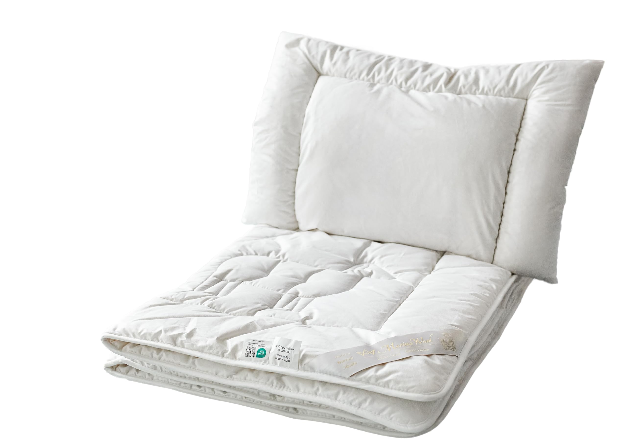 Merino Wool Sprzedaż pościel dzianinowy niedźwiedź naturalny koc łóżko kołdra dla dzieci niemowlę niemowlę kołdra 140 x 100 cm 500 g/m². 8 tog naturalny produkt dla dziecka, idealny na prezent!