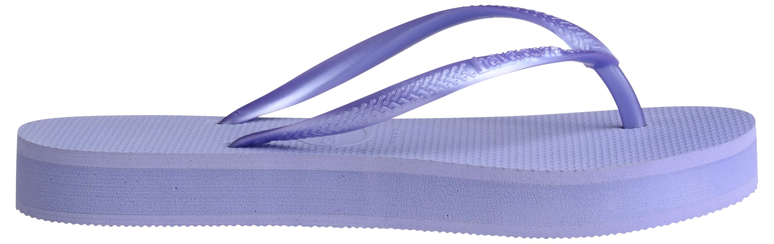 Havaianas Women's Purple Slim Platform Flip Flops - Size 7.5-8