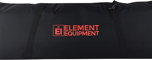 Miniatura 6 de Element Equipment Bolsa acolchada para snowboard, bolsa de viaje para snowboard Negro/Rojo