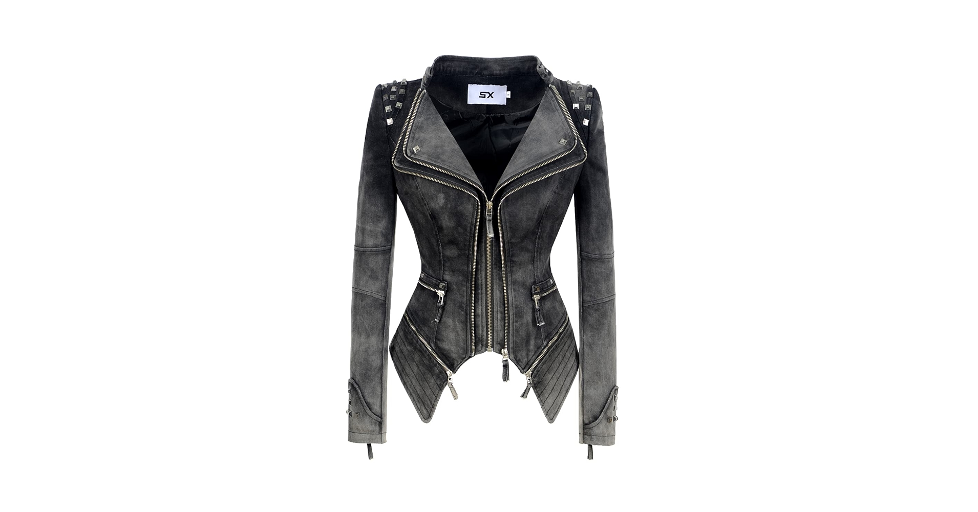 G*a様 short length double-zip blouson 42 A-Zipper Blouson in Black – SVRN