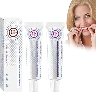 Furzero Denture Silicone Reline Kit, Thermoplastischer Prothesenkleber, Klebstoff für Zähne, Denture Silicone Reline Kit, ...