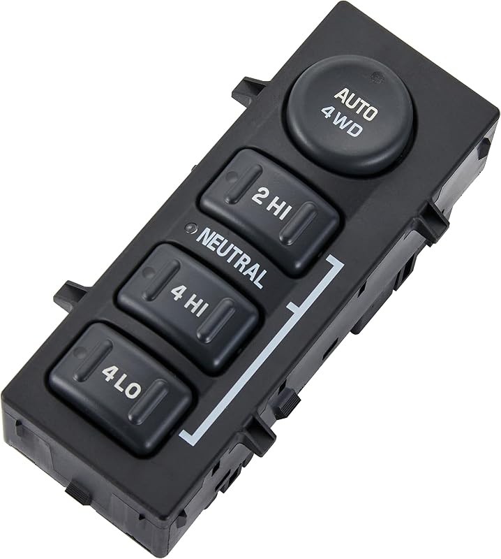 Interruptor do comando 4WD 4x4 ZAPOSTS para Cadillac Escalade, Chevy Silverado e GMC Sierra 1999–2002 – 1 unidade