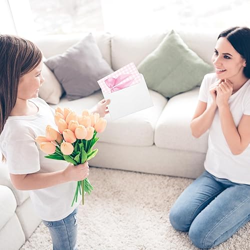 Vista 18 de 72 tarjetas de agradecimiento para niños rellenan las notas de agradecimiento en blanco con sobres, tarjetas de agradecimiento coloridas para fiesta