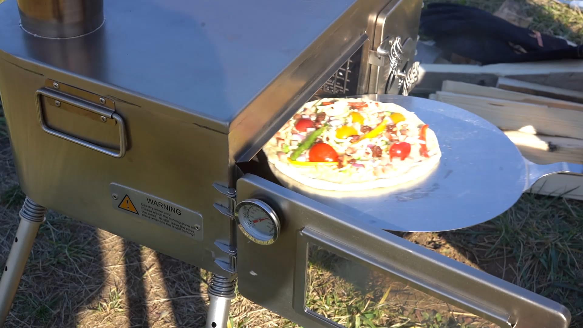 Winnerwell Woodlander - Horno de pizza para leña