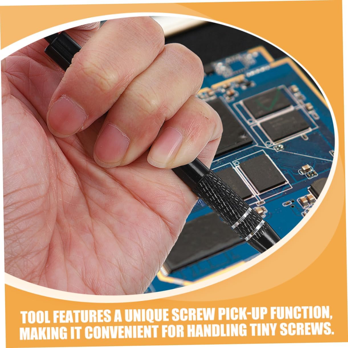5pcs Flexible Claw Grabber Tool Small Screw Picker Comfort Grip for Electronics Assembly