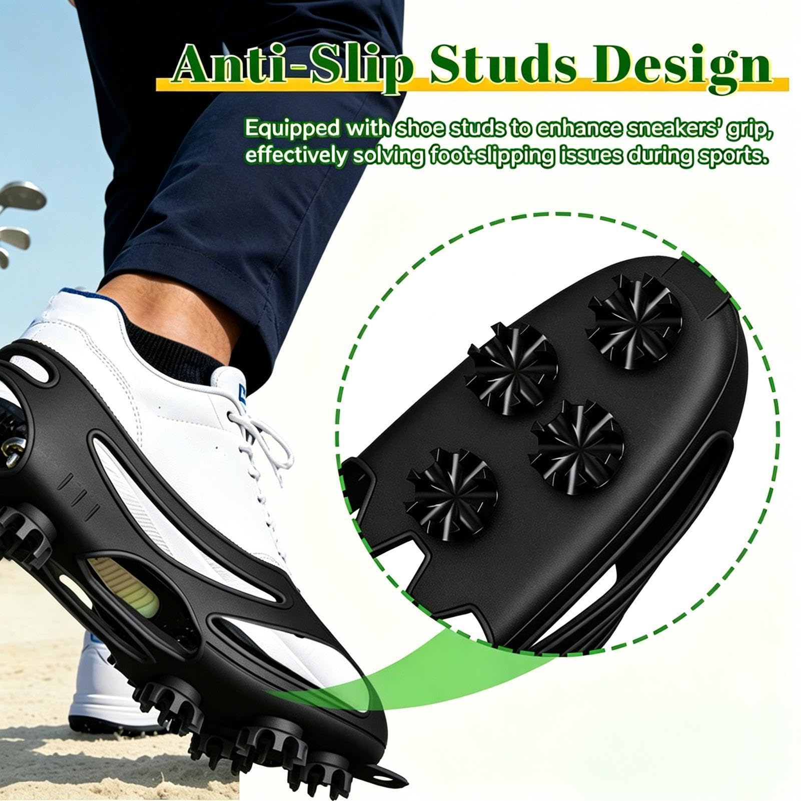 Ramponi per scarpe,Silicone antiscivolo e resistente all'usura,Ramponi per scarpe - per corsa escursionismo alpinismo jogging mattina campeggio pesca bianca