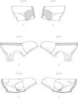Vista 3 de Simplicity SS9532A - Kit de patrón de costura para ropa deportiva para mascotas, código S9532, XS-S-M-L-XL
