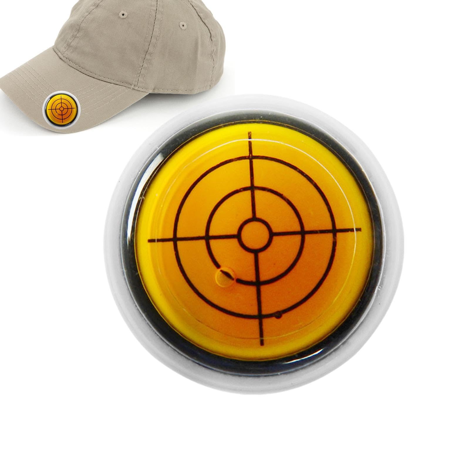 Golf Mark Hat Clip - Putting Marker Reader for Golf - Multi-Functional Design Golf Puting Supplies for Golf Enthusiast, Novice, and Professions Scaua