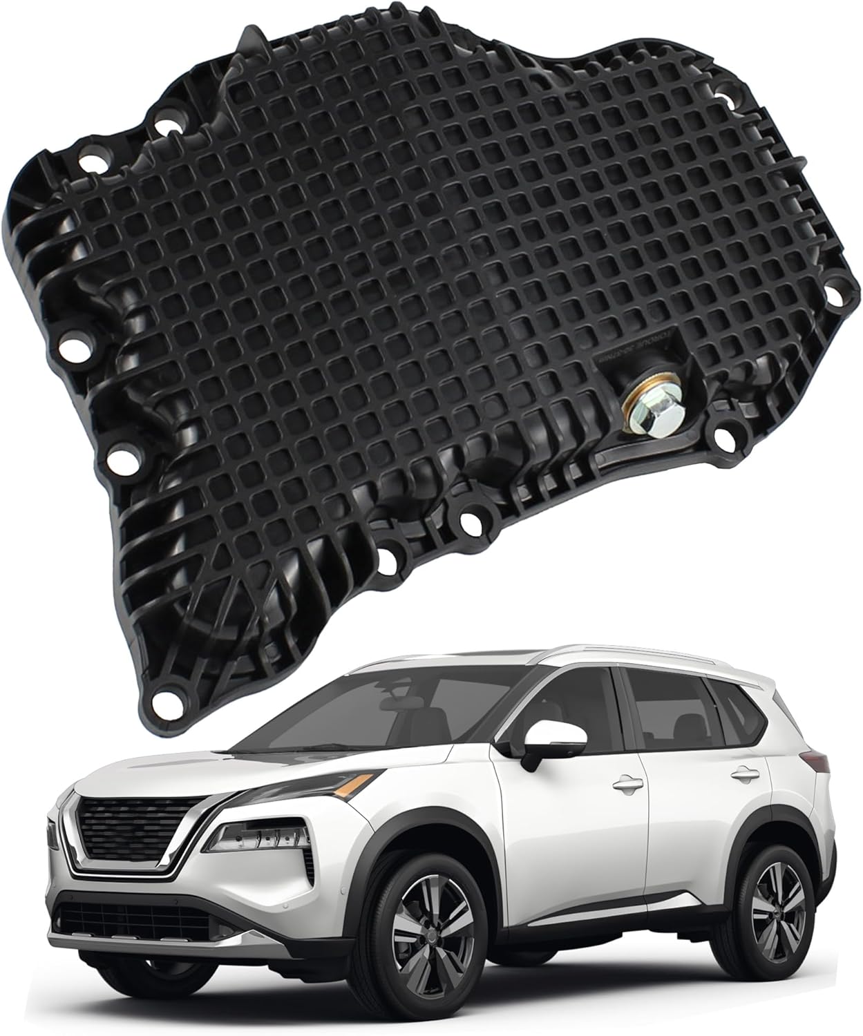 Engine Oil Pan Compatible With 2021 2022 2023 2024 Nissan Rogue 1.5L Replaces 11110-6RC1B 111106RC1B