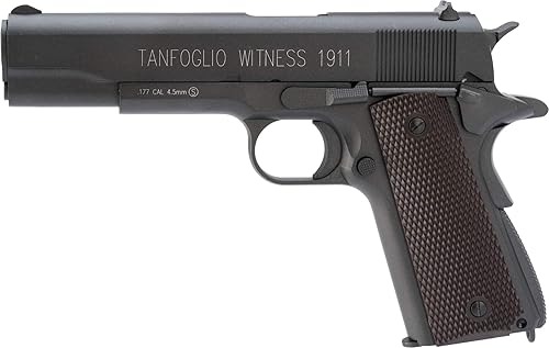 Miniatura 3 de Evike Tanfoglio Witness 1911 - Pistola de aire comprimido de 0.177 in (pistola de aire cali.177)