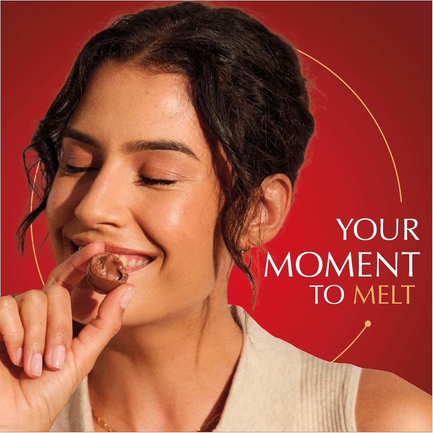 LINDOR Milk Chocolate Candy Truffles Bulk Box, Smooth Center