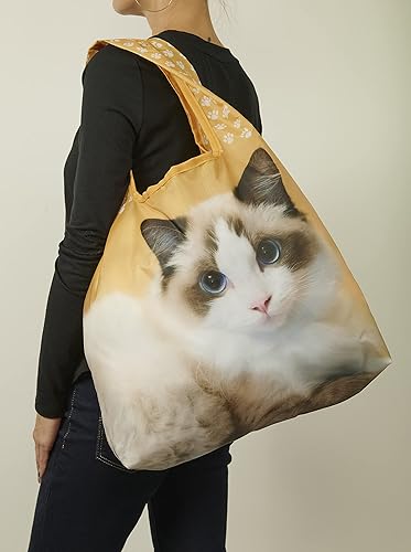 Miniatura 10 de Bolsas de comestibles reutilizables  Bolsa vibrante para comestibles, gimnasio, equipo de playa, juguetes y más  Diseño lavable con asas grandes