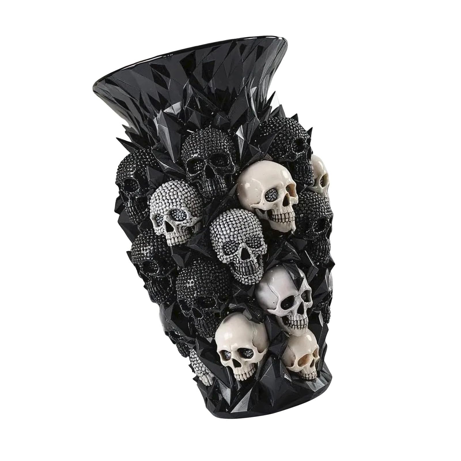 Unique Bone Structure Resin Container Ideal for Themed Parties and Haunted Centerpieces Elegant Anatomical Shape Vase Small Skeleton Head Vase
