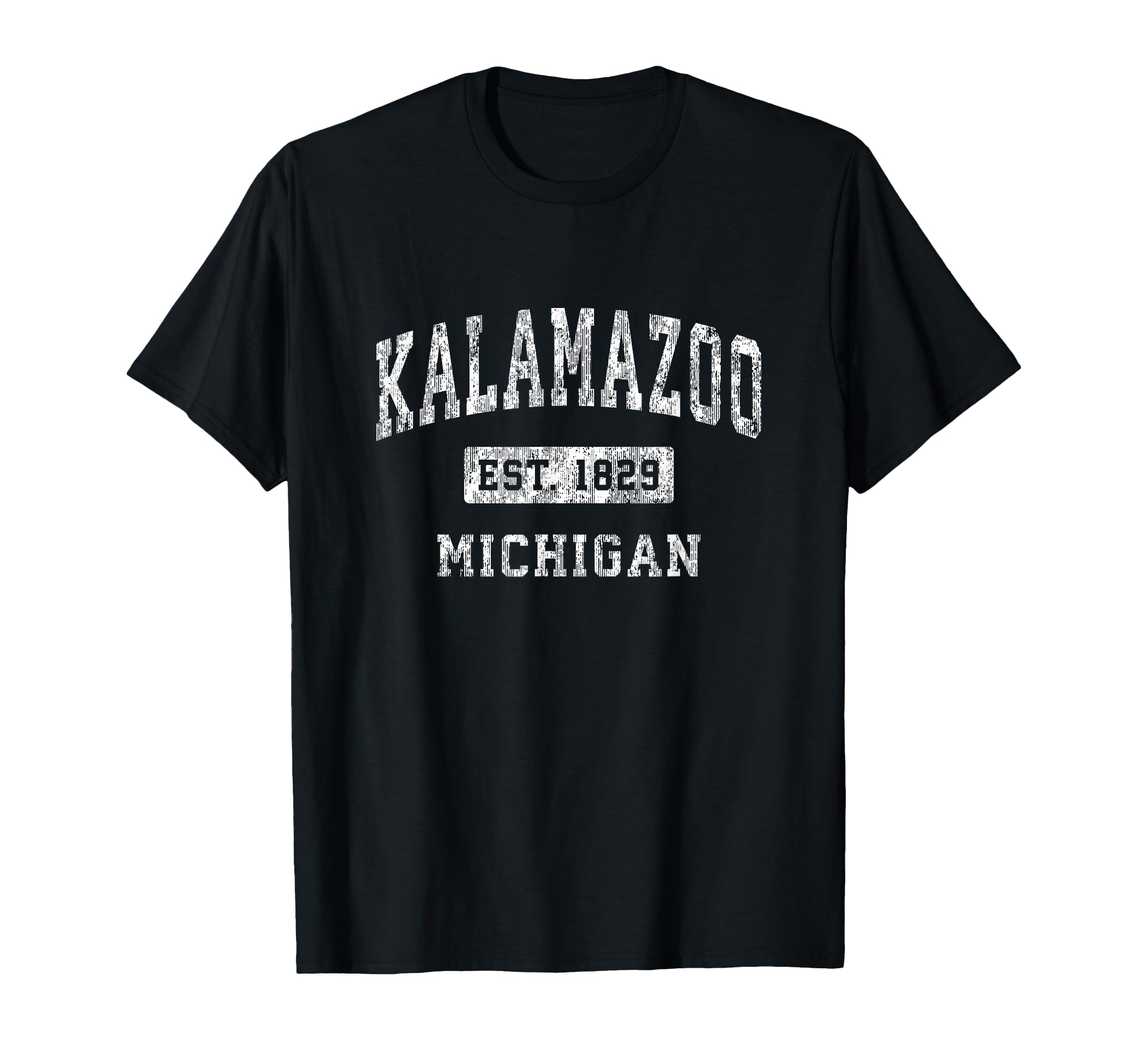 Kalamazoo Michigan MI Vintage Established Sports Design T-Shirt