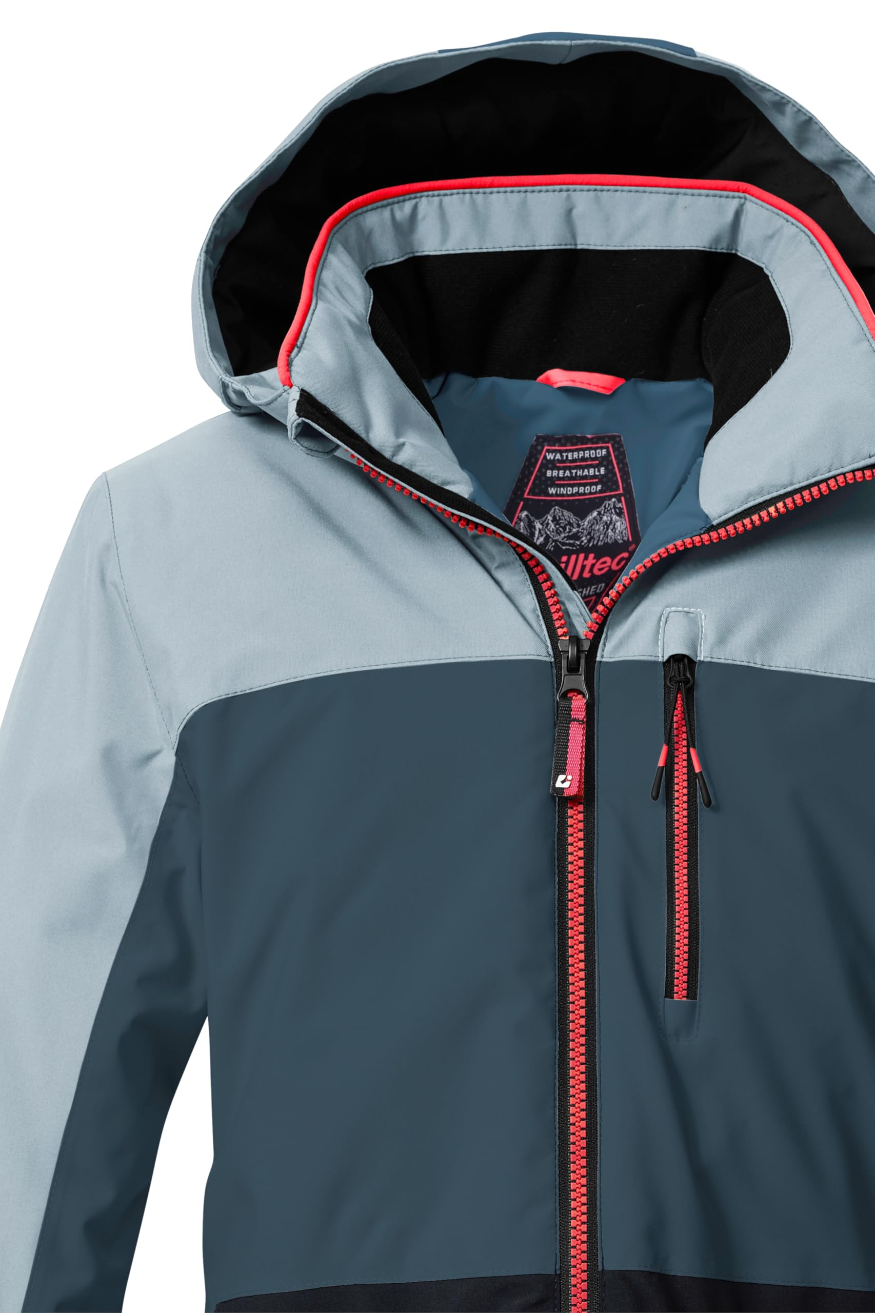 Killtec Ksw 208 Grls Ski Jckt Giacca da sci/giacca funzionale con cappuccio e paraneve Bambine e ragazze