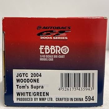 Amazon | EBBRO 1/43 WOODONE Tom's Supra #36 JGTC 2004年 ウッドワン