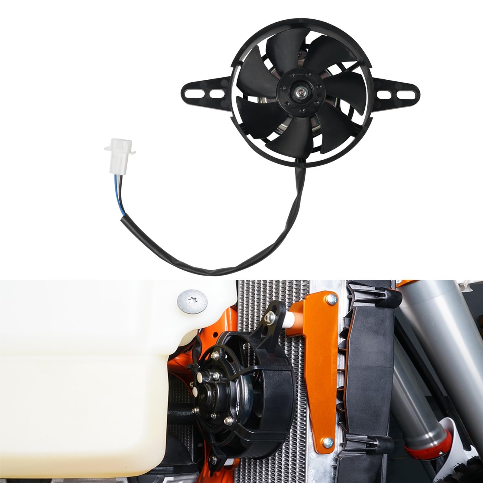 Wentylator silnika Pasuje do Beta RR 300 250 Xtrainer 12V elektryczny wentylator chłodnicy 125 350 390 450 498 500 520 RRS Wentylator chłodnicy