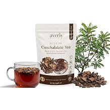 Averis Mexican Cuachalalate Tea Bark of the Ancient Tree - Amphipterygium adstringens - Wild-Crafted Bark, Sun-Dried - Rich Amber Caffeine-Free Herbal Tea - 4 oz 113g, 57 Cups - Non-GMO