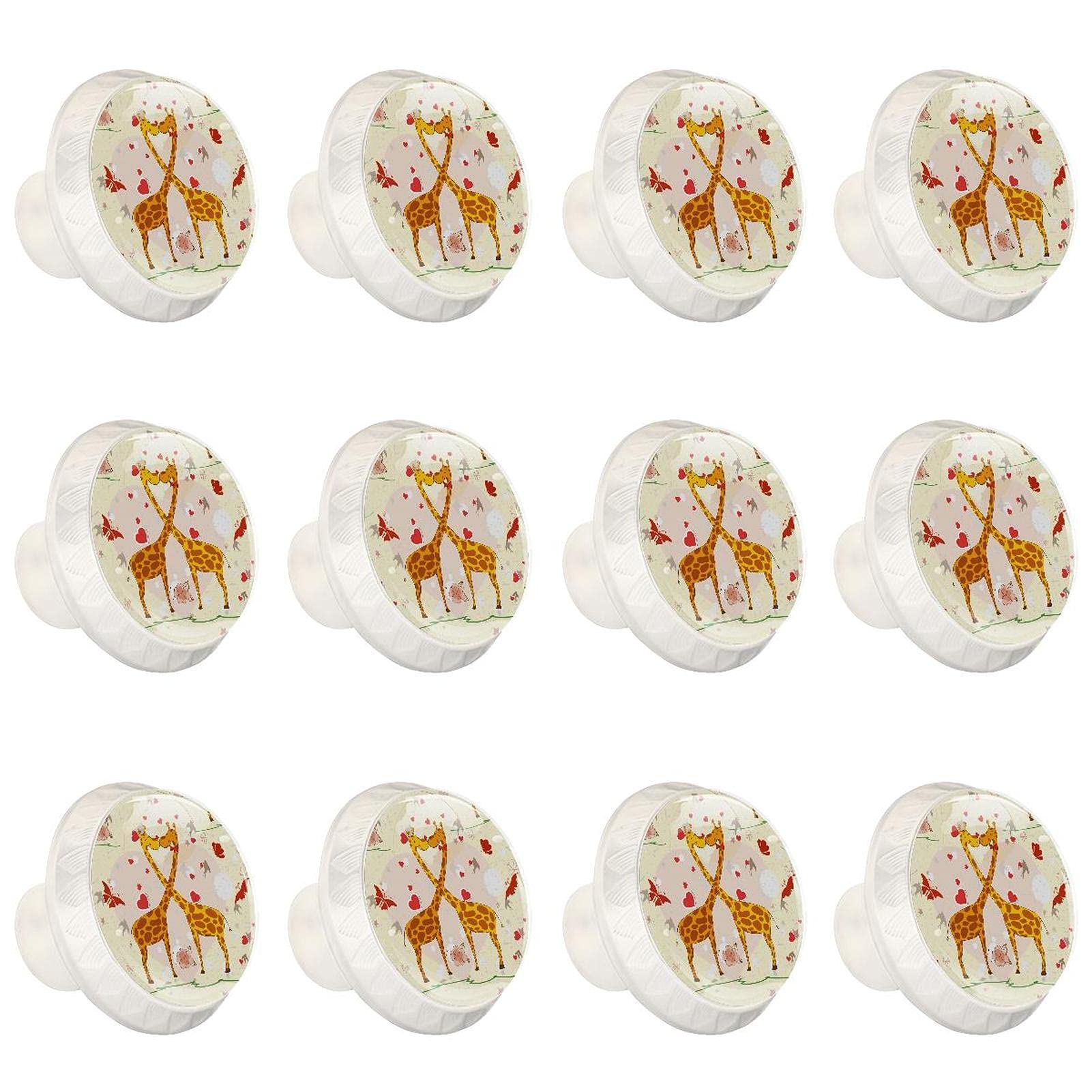 Boutons de cuisine girafe pour décorer une chambre d'enfant