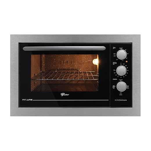 FISCHER FORNO ELÉTRICO EMBUTIR FIT LINE 48L INOX 220V 34493-95486