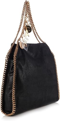 Amazon.com: Stella McCartney negro Vegano oro paz para el bolso : Ropa,  Zapatos y Joyería