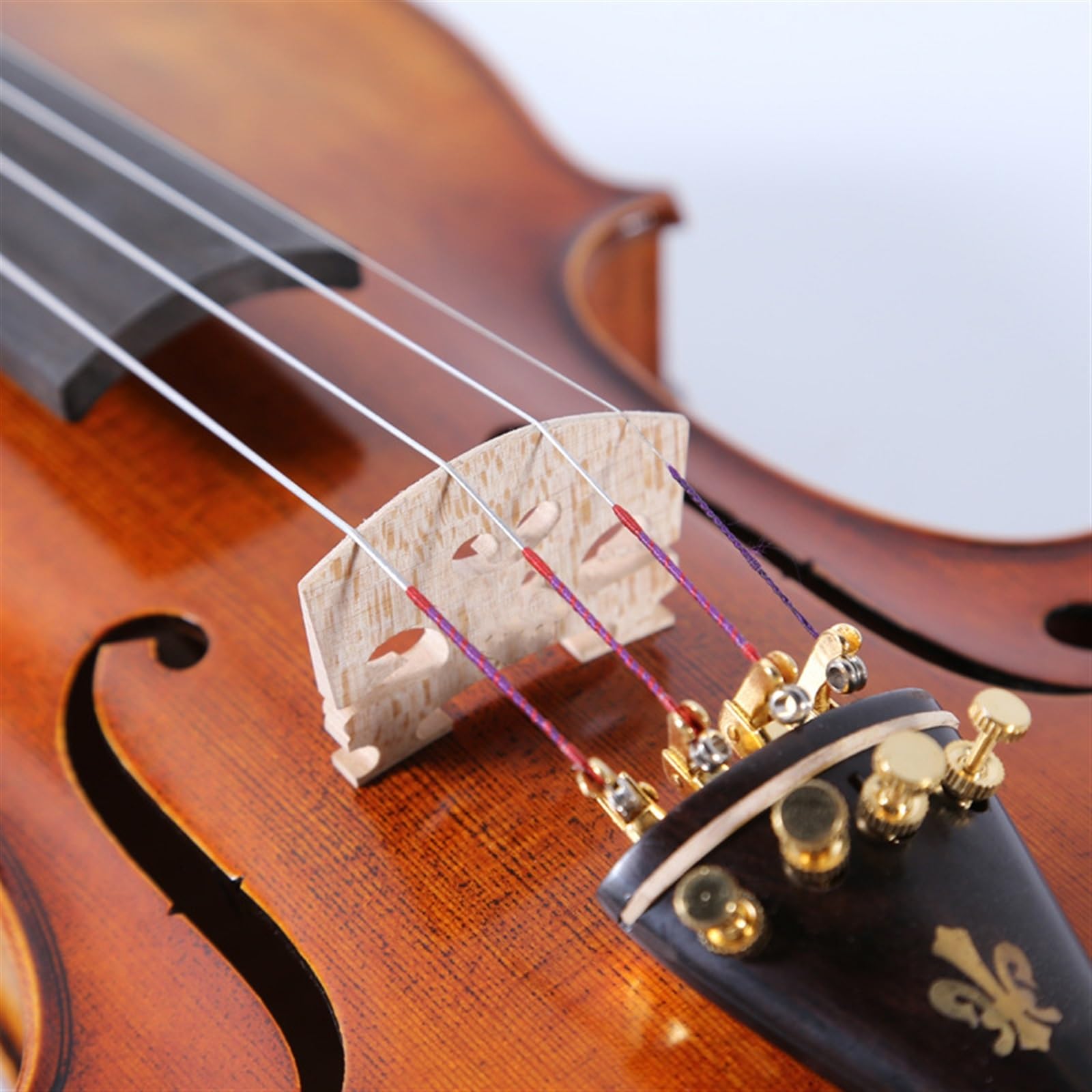 Geige Handgemachte Violine Professionelle Spielgeige Massivholzgeige Für Anfänger(1/8)