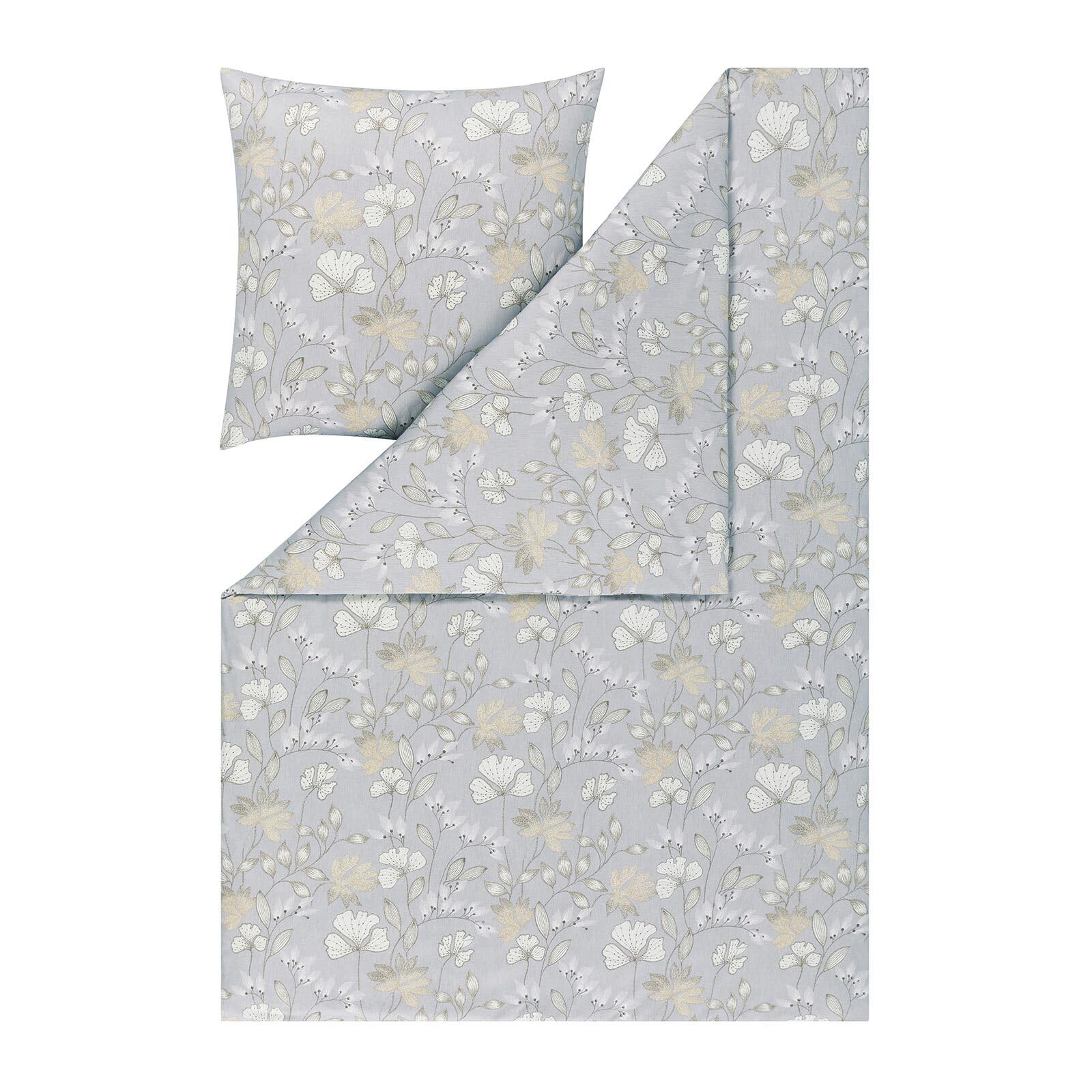 ESTELLA Mako Interlock Jersey Bettwäsche Mona Silber
