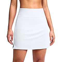16" Skorts for Women with 2 Pockets High Waisted A Line Pickleball Golf Skort Casual Athletic Tennis Skirt