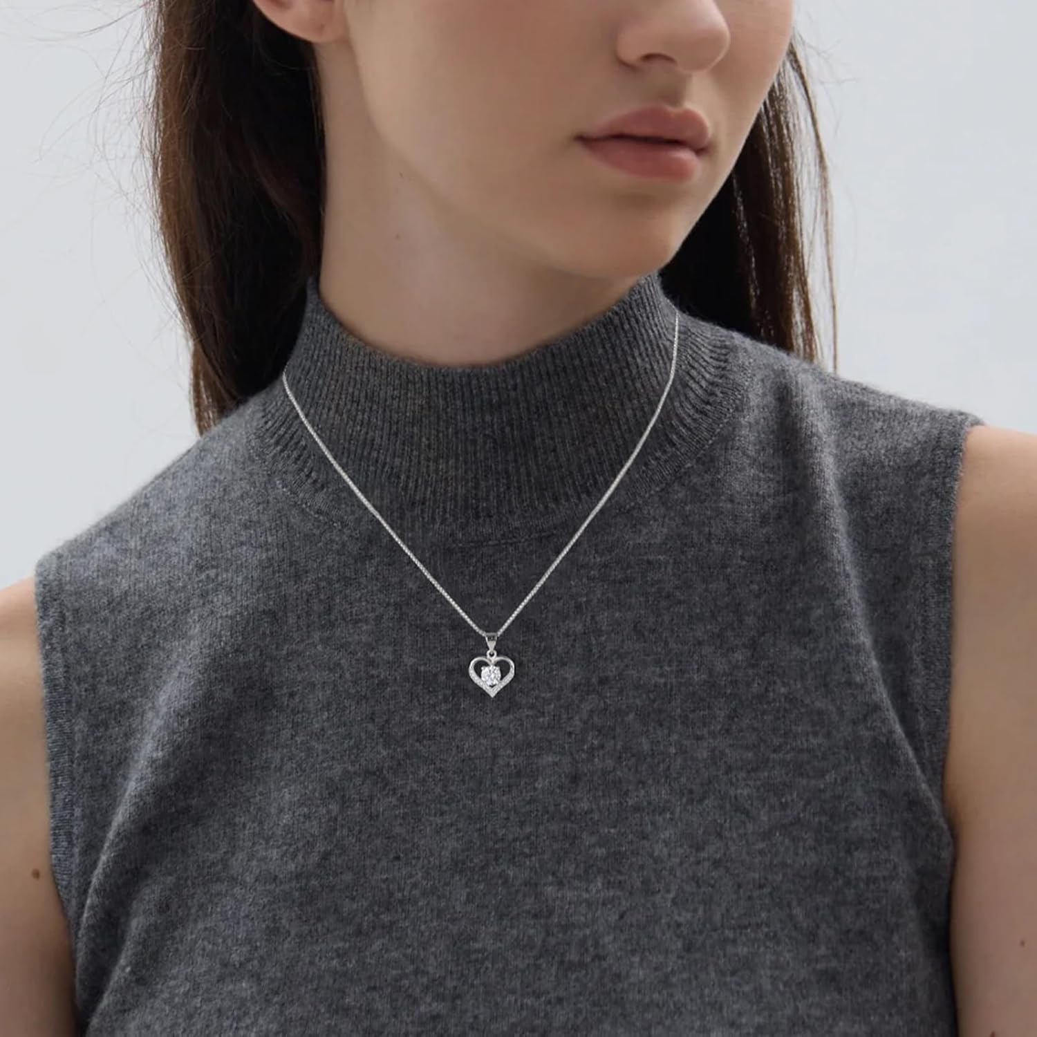 TFT Necklaces For Women Jewelry Moissanite Diamond Crystal Necklace Gifts For Women - Image 3