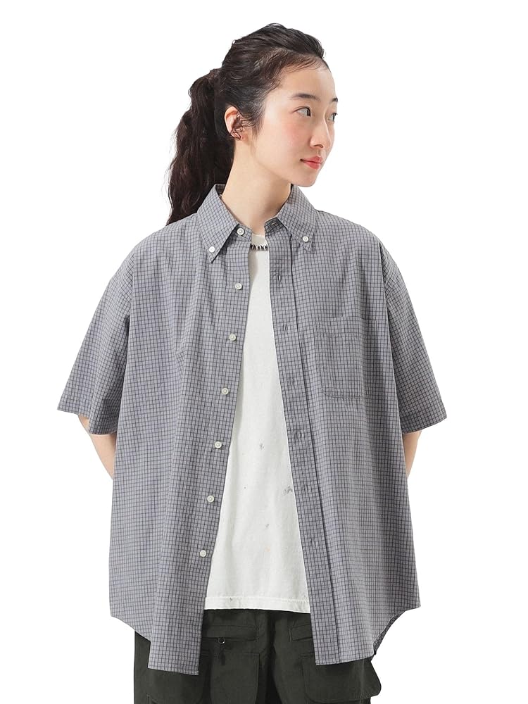 Amazon | [ビームスボーイ] S/Sシャツ ボーイ チェック ビッグ